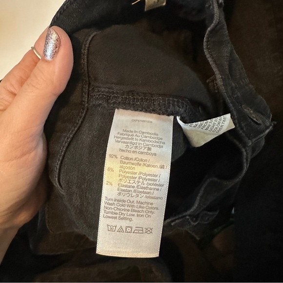 Madewell Skinny Flare Jeans in Black Frost Wash Size 33 - Picture 10 of 13